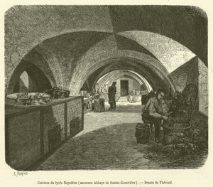 Cuisines du lycee Napoleon, ancienne Abbaye de Sainte-Genevieve