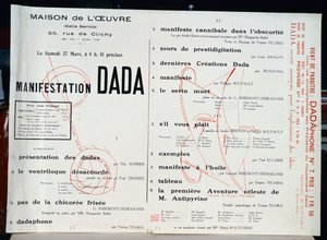 Dada Manifestation, ca. 1921 von French School