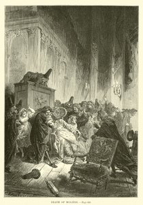 Tod von Molière von French School