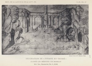 Decoration De Pyrame Et Thisbe von French School
