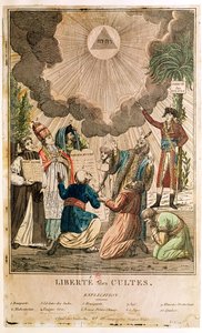Dekret zur Einführung der Religionsfreiheit, November 1799 von French School