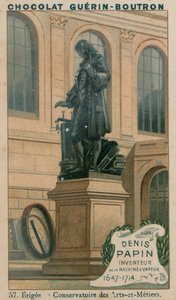 Denis Papin, Erfinder der Dampfmaschine, 1647-1714, errichtet im Conservatoire des Arts-et-Métiers