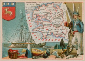 Departement Finistère in Westfrankreich