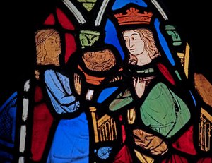 Darstellung von Salome mit dem Kopf Johannes des Täufers, aus der Ste Chapelle