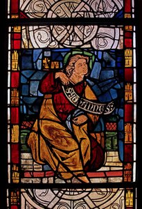 Darstellung von St. Johannes: Grisaille aus der Kapelle des Schlosses, Rouen?