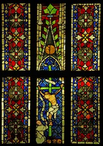 Die Kreuzigung, ursprünglich aus der Kirche der Franziskaner in Colmar? von French School
