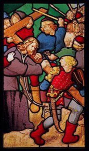 Darstellung des Kreuzwegs; aus der Kapelle im Hotel Cluny