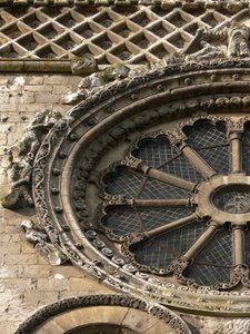 Das Rad der Fortuna an der Nordfassade von French School