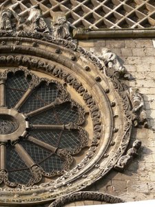 Das Rad der Fortuna an der Nordfassade von French School