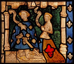 Zwei Türen, ursprünglich aus der Kirche von Betton, Bretagne von French School