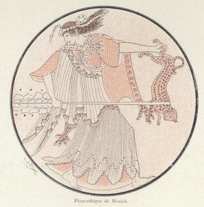 Detail der griechischen Keramik von French School
