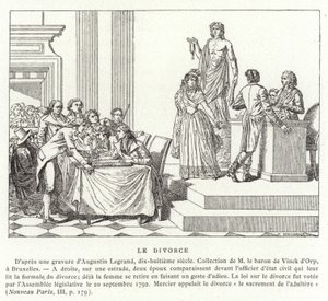 Scheidung im revolutionären Frankreich von French School