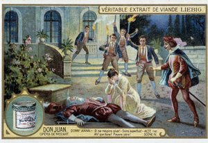 Don Juan: Akt I, Szene IV, der Tod von Donn