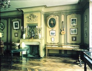 Salon im Geburtsort von Hector Berlioz (1803-69) von French School
