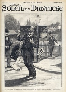 Dreyfus-Affäre - Mordversuch an Maitre Labori während des Rennes-Prozesses - Angriff auf Herrn Fernand Labori (1860-1917), Verteidiger von Alfred Dreyfus (1859-1935), in Rennes auf dem Weg zum Gerichtssaal von French School