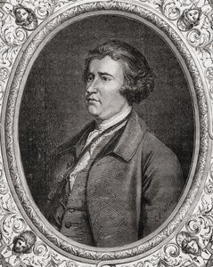 Edmund Burke, aus Histoire de la Revolution Francaise von Louis Blanc
