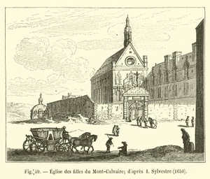 Kirche der Töchter des Mont-Calvaire (nach I. Sylvestre, 1650)