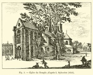 Kirche des Tempels, nach I. Sylvestre, 1650