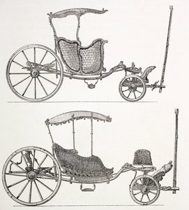 Französische Kutschen des 18. Jahrhunderts, 1875 von French School