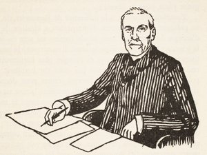 Emile Boutroux, Kopie von Boris Mestchersky, Illustration aus Histoire de la Nation Francaise, Sciences, Bände I & II, von Gabriel Hanotaux, 1924 von French School