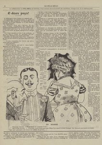 En soiree. Illustration für Le Pele-Mele von French School