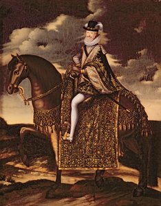 Reiterporträt von Henri IV (1553-1610)