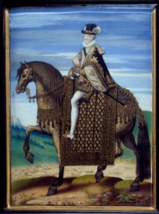 Reiterporträt von Henri IV (1553-1610)