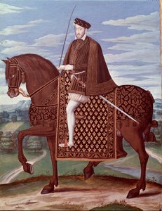 Reiterporträt von Heinrich II. (1519-1559), König von Frankreich