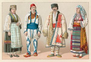 Europäisches Türkei-Kostüm von French School