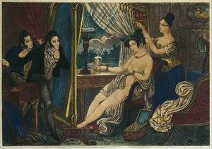 Abend, die Toilette vor dem Ball, frühes 19. Jahrhundert