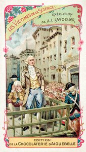 Hinrichtung von Antoine Lavoisier, 1794 von French School