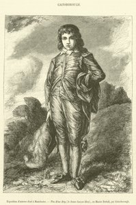 Ausstellung von Kunstwerken in Manchester, Der Blaue Junge, der Junge in Blau, oder Master Buttall (Gravur)