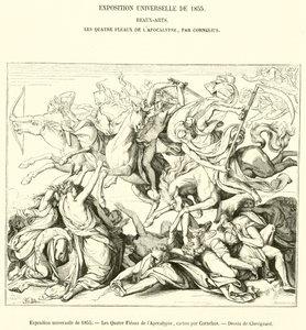 Weltausstellung von 1855, Die vier Plagen der Apokalypse