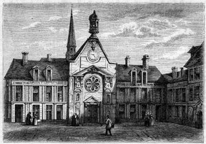 Außenansicht des Krankenhauses für unheilbare Frauen, erbaut zwischen 1634 und 1757 und 1861 restauriert. Auch Laennec-Krankenhaus genannt. Paris