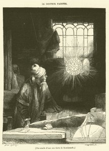 Faksimile einer Radierung von Rembrandt