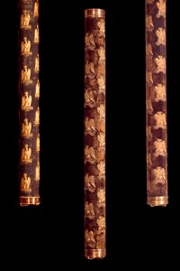 Erste Empire-Marschallstäbe. Aus Holz, Gold und Samt. 1804-1814. Paris, Musée de l