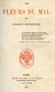 Erstausgabe von Les Fleurs du Mal von Charles Baudelaire