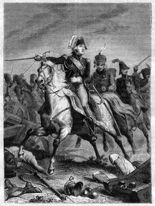Erstes Kaiserreich: der Angriff von Jean Baptiste Bessieres (1768-1813), Herzog von Istrien von French School