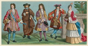 Frankreich XVII-XVIII Jahrhundert Kostüm