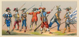 Frankreich XVII-XVIII Jahrhundert Kostüm von French School