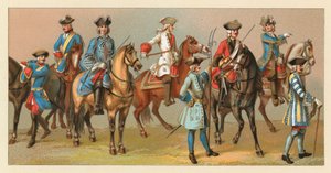 Französische Kostüme des XVIII. Jahrhunderts