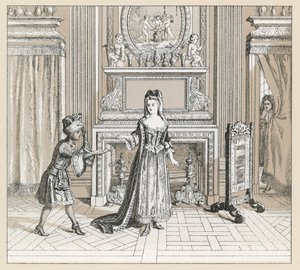 Frankreich Kostüm des XVII. Jahrhunderts von French School