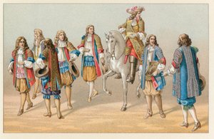 Frankreich XVII. Jahrhundert Kostüm von French School