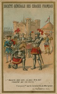 Franz I. nach der Schlacht von Marignano