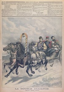 Französisch-russische Allianz, Illustration aus Le Petit Journal, 1893 von French School