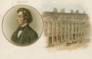 Frédéric Chopin, polnischer Komponist und virtuoser Pianist von French School