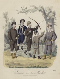Französische Jungenmode von French School