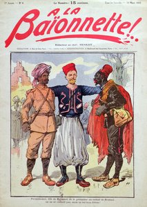 Französische Kolonialsoldaten, Titelillustration aus 