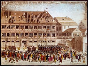 Französische Revolution: Plünderung des Rathauses von Straßburg am 20.07.1789