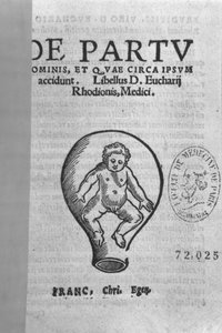 Titelseite, Illustration aus dem sogenannten Rhodion-Manuskript